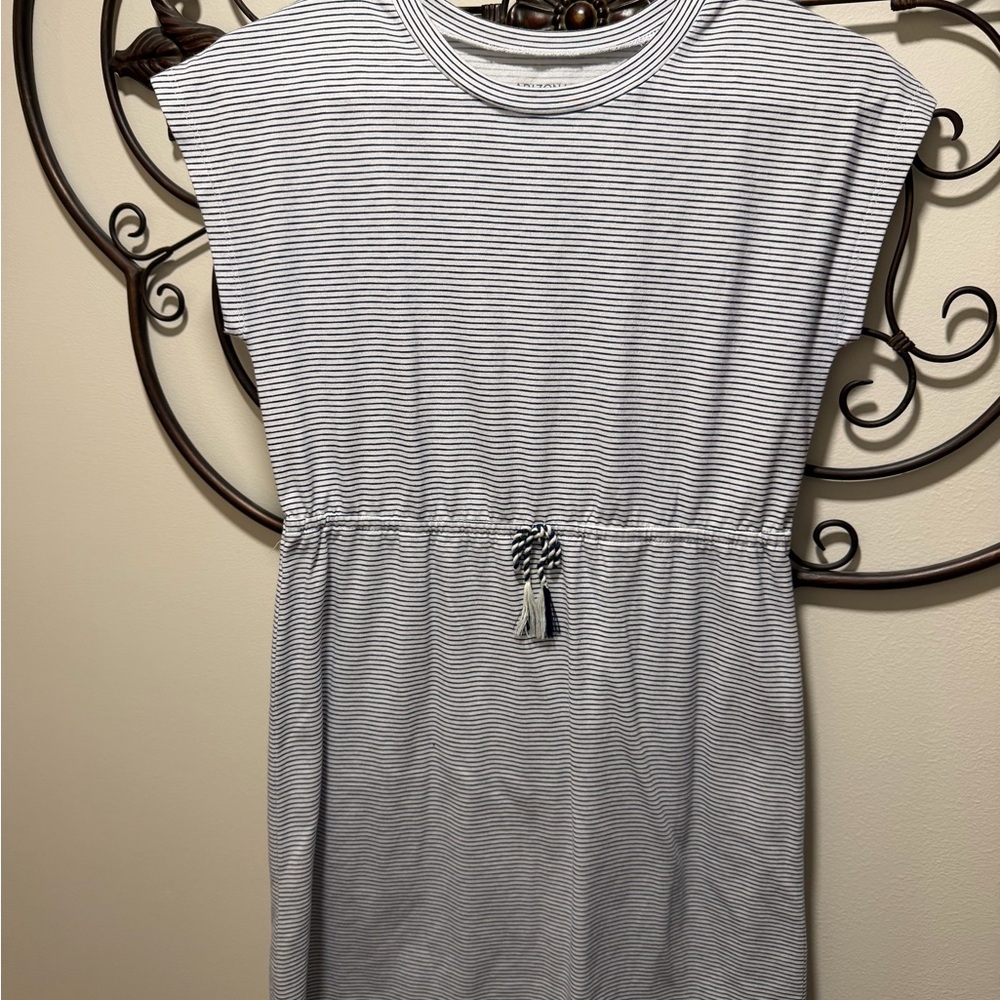 Arizona Jean Company Striped Black and White Kids Dress